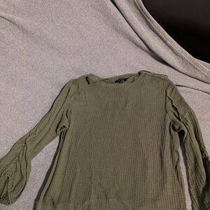 1. State Olive Long Sleeve Top